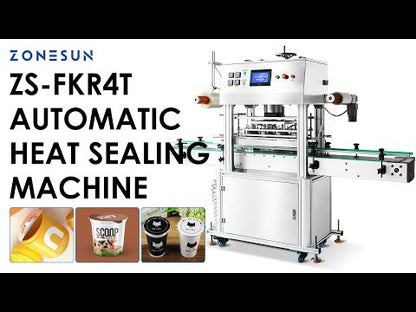 Zonesun ZS-FKR4T Automatic Foil Sealing Machine for Bottles
