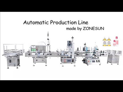 ZONESUN ZS-FAL180C3 Tabletop Liquid Filling Capping Labeling Line