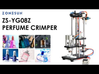 ZONESUN ZS-YG08Z Pneumatic Perfume Bottle Capping Machine