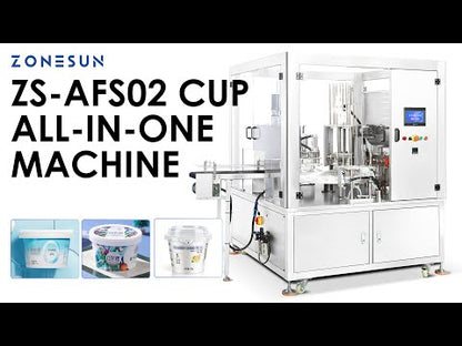 ZONESUN ZS-AFS02 Automatic Plastic Cup Filling and Sealing Machine
