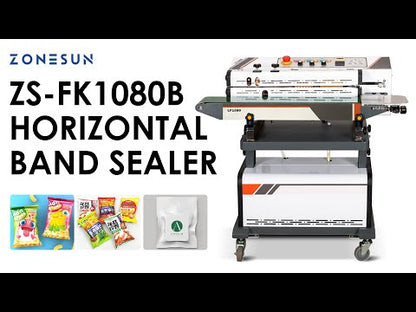 ZONESUN ZS-FK1080B Horizontal Vacuum/Gas Flush Sealing Machine