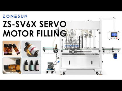 Zonesun ZS‑SV6X High‑Speed Continuous Motion Six‑Head Filling Machine