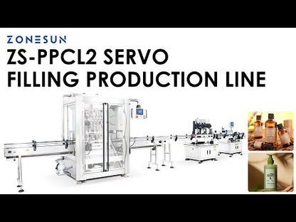 Zonesun ZS‑PPCL2 Automatic Filling, Capping & Labelling Production Line