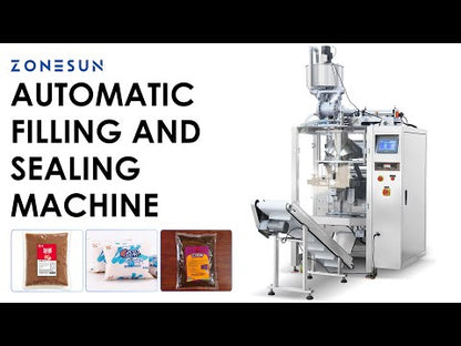 ZONESUN ZS-GFGT620 Automatic Paste Sachet Filling Sealing Machine
