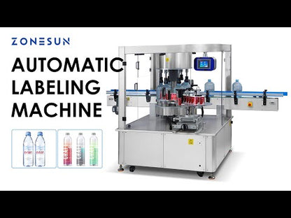 ZONESUN ZS-CYGDP6 Automatic Single/Double Side Round Bottle Labeler