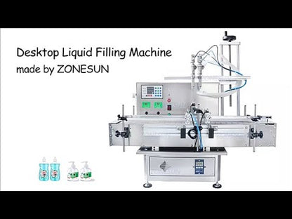 ZONESUN ZS-DTDP20-2 Dual Head Desktop Liquid Filling Machine