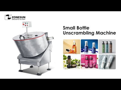 ZONESUN ZS-LP750 Auto Rotary Bottle Unscrambler for Production Lines