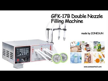 ZONESUN ZS‑GFK17B High Flow Diaphragm Pump Liquid Filling Machine
