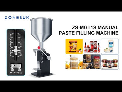 ZONESUN ZS-MGT1S Manual Paste Filling Machine