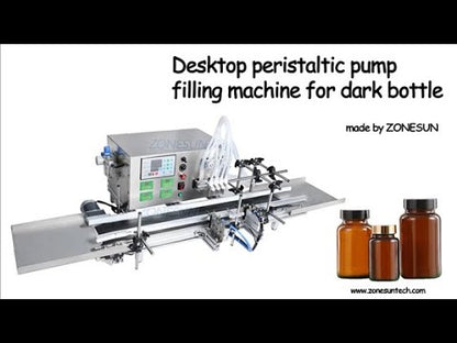 ZONESUN ZS-DTPP4F 4Nozzle Auto Peristaltic Pump Liquid Filling Machine