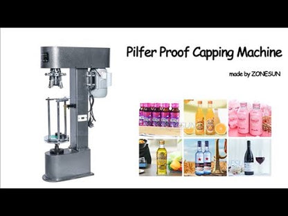 ZONESUN ZS-XG50D Automatic Pilfer Proof Bottle Capper for 20–40mm Caps
