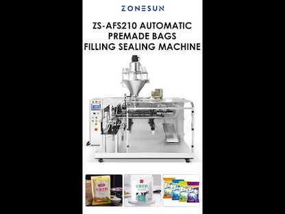 ZONESUN ZS-AFS210 Automatic Powder Pouch Bag Filling Sealing Machine