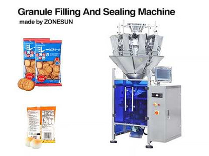 ZONESUN ZS-GFKL420 10 Heads Granule Weighing Filling & Sealing Machine