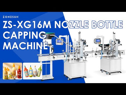 ZONESUN ZS-XG16M Automatic Nozzle-Tip Twist-Top Bottle Capping Machine