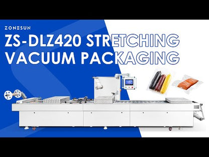 ZONESUN ZS-DLZ420 Automatic Product Vacuum Shrink Packaging Machine