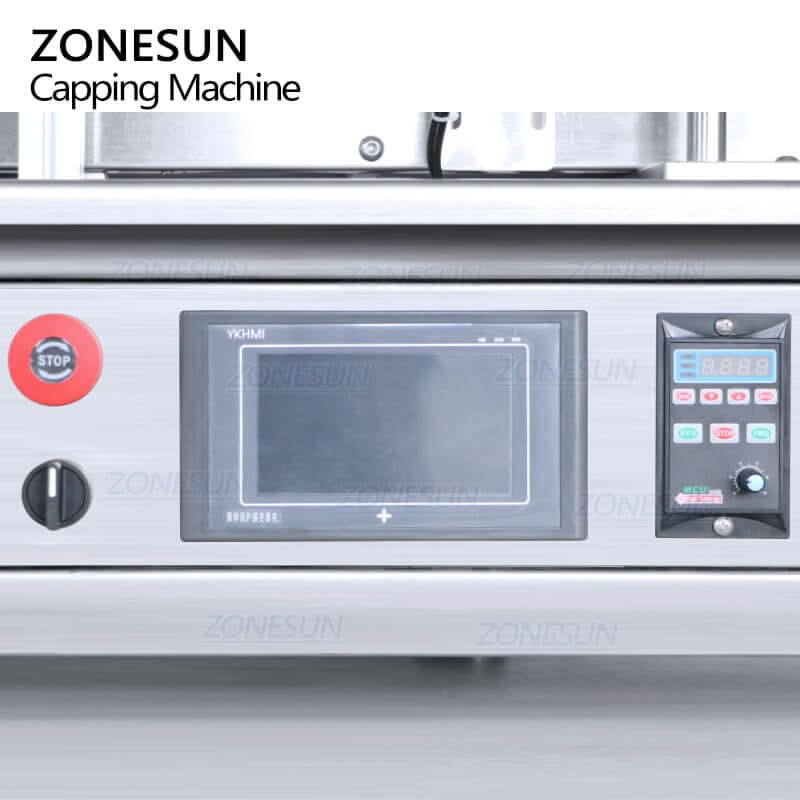 ZONESUN ZS-XG1870D2 Automatic T-Cork Capping Machine with Vibratory Bowl Cap Sorter for Bottle Bottling Line