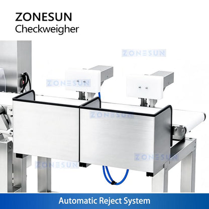 ZONESUN ZS-MD910K Automatic Metal Detector Checkweigher with Reject System