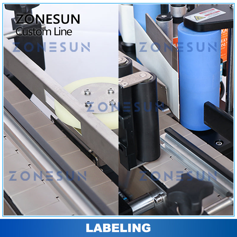 ZONESUN ZS-FAL180R9/ZS-DPCL1 Custom Filling Capping Labeling Lines