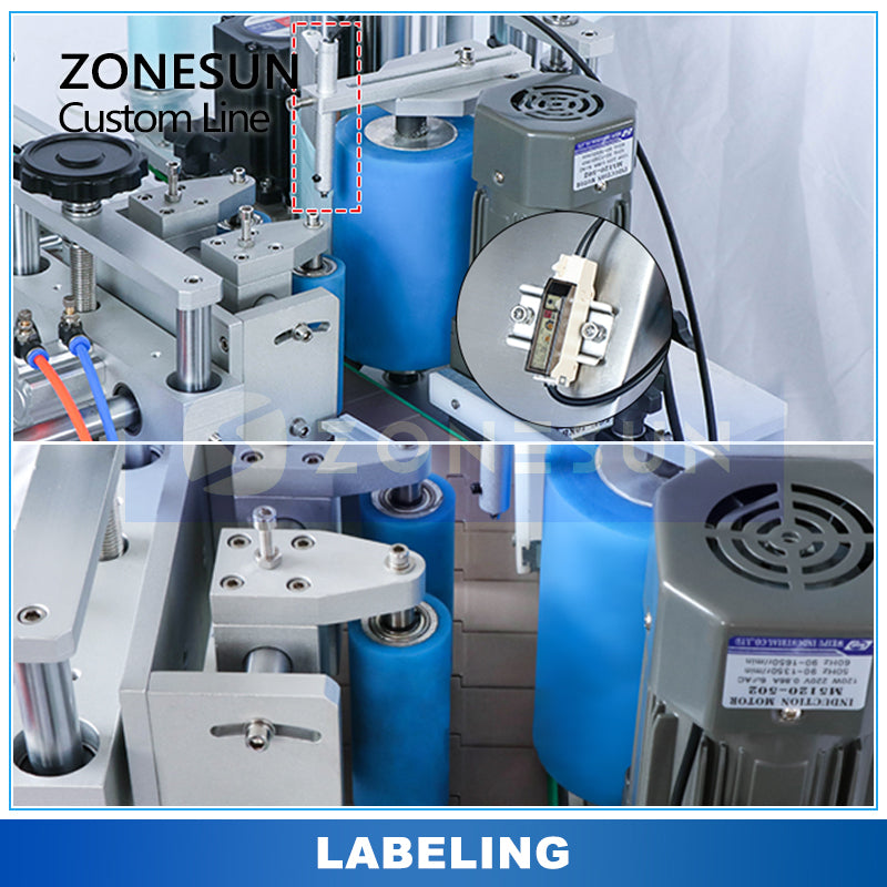 ZONESUN ZS-DPCL2/ZS-FAL180D5 Custom Filling Capping Labeling Lines