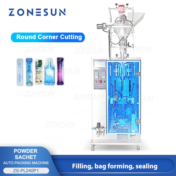 ZONESUN ZS-PL240P1 Macchina automatica per il riempimento e la sigillatura di polveri