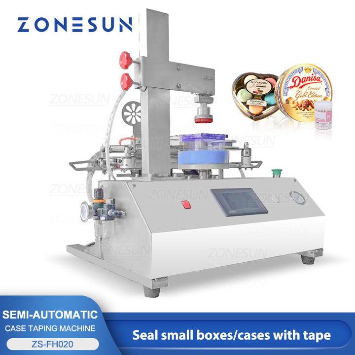 ZONESUN ZS-FH020 Macchina semiautomatica per sigillare nastri per casse