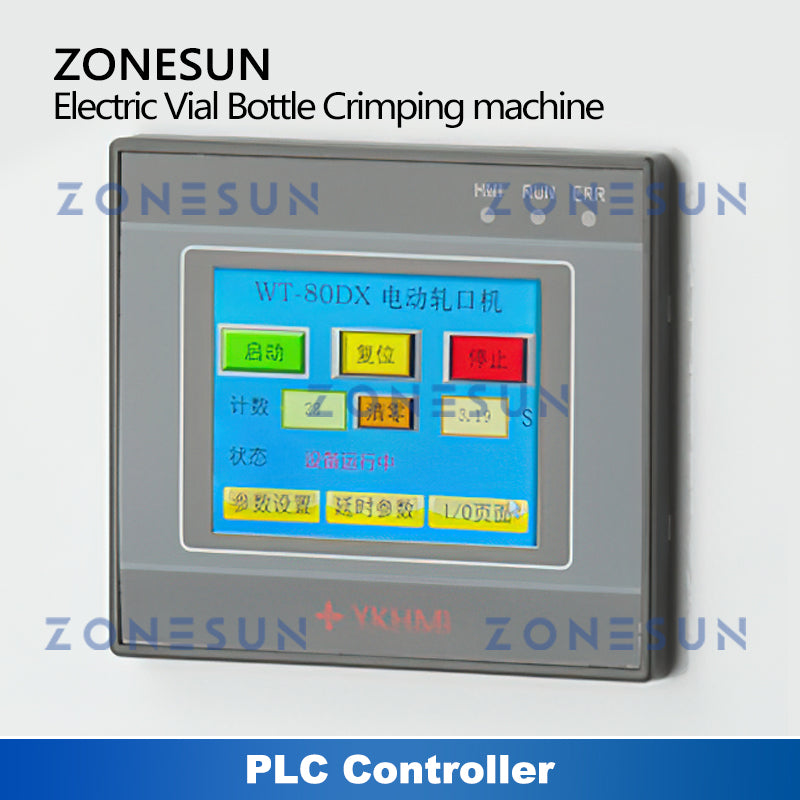 ZONESUN ZS-YG80D Fully Electric Vial Crimper Bottle Capping Machine