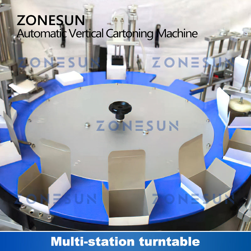 ZONESUN ZS-ZHJ50D Automatic Rotary Cartoning and Folding Machine