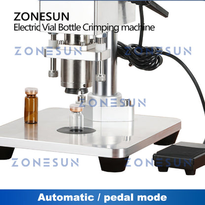 ZONESUN ZS-YG80D Fully Electric Vial Crimper Bottle Capping Machine