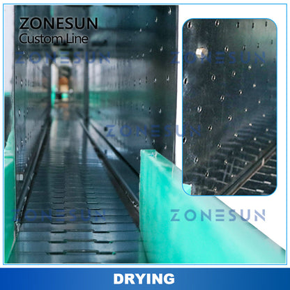 ZONESUN ZS-FALU Custom Bottle Filling Capping Labeling Production Line