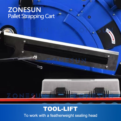 ZONESUN ZS-PSC1 Electric Pallet Strapping Cart for PP/PET Straps