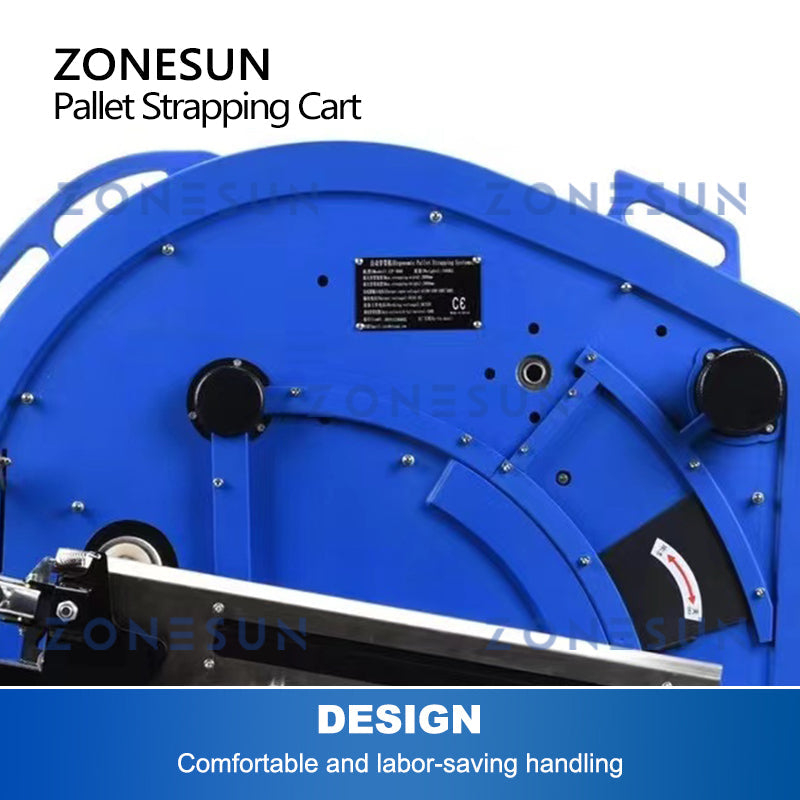ZONESUN ZS-PSC1 Electric Pallet Strapping Cart for PP/PET Straps