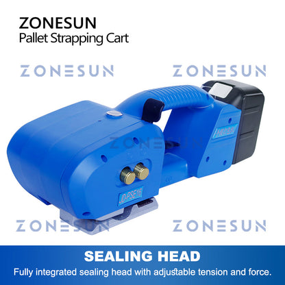 ZONESUN ZS-PSC1 Electric Pallet Strapping Cart for PP/PET Straps