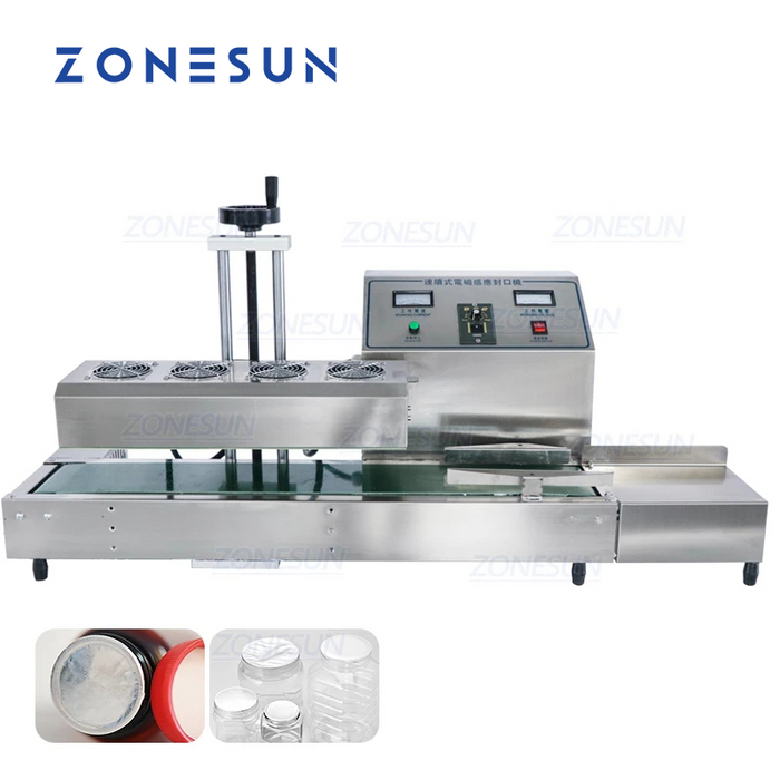 ZONESUN ZS-FK6000A Automatic Inline Induction Bottle Cap Sealer