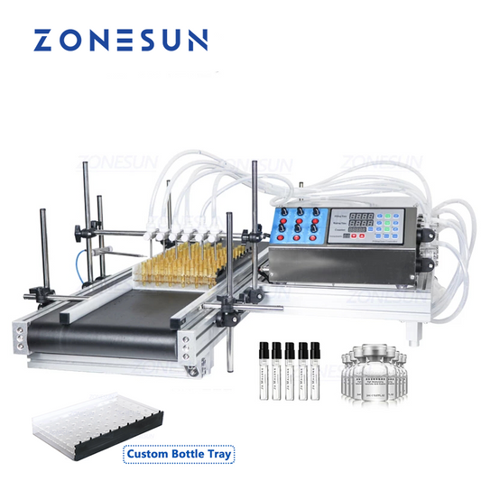 ZONESUN ZS-DTPP6B 6-Head Peristaltic Pump Liquid Filling Machine