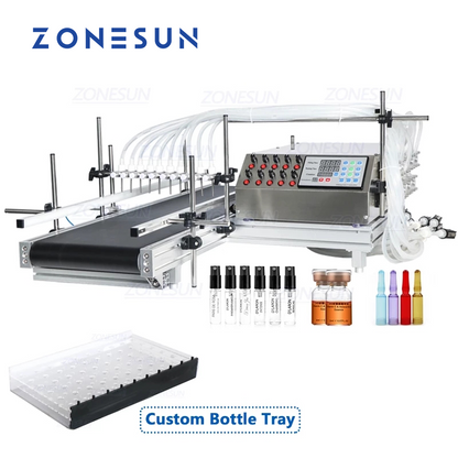 ZONESUN ZS-DTPP10B 10-Head Peristaltic Pump Liquid Filling Machine