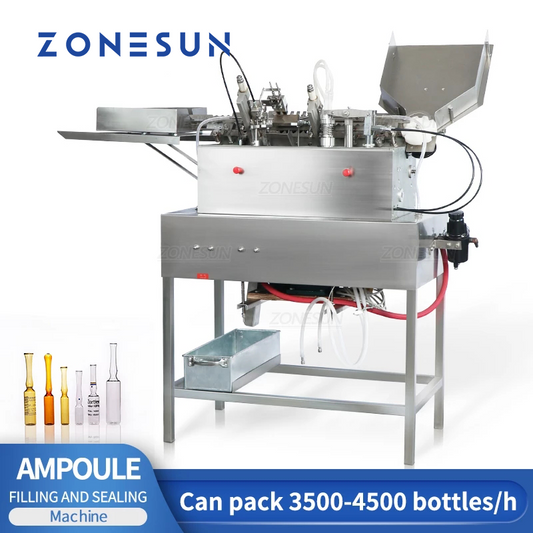 ZONESUN ZS-FSAB2 Ampoule Bottle Liquid Filling & Sealing Machine