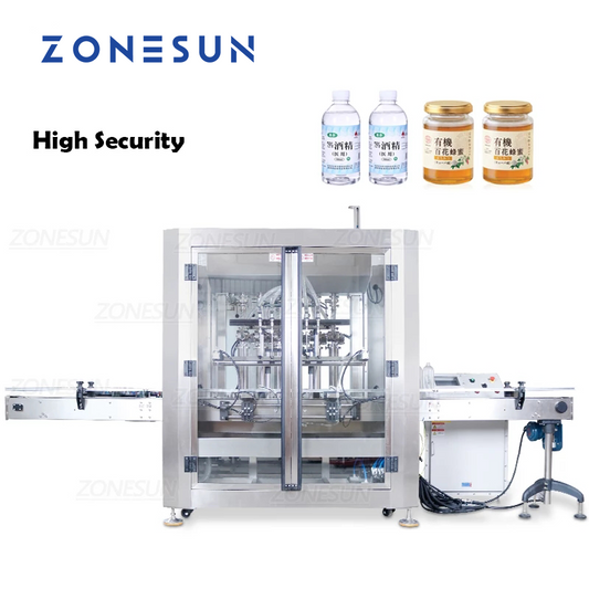 ZONESUN ZS-VTFM1 6-Head Explosion-Proof Liquid Paste Filler