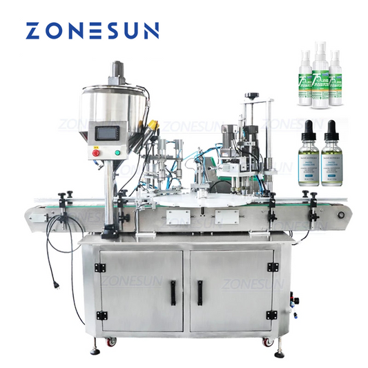 ZONESUN ZS-AFC3 Automatic Vial Filling Capping Machine with Heating