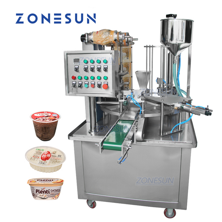 ZONESUN ZS-GF900I Automatische Flüssigkeitsabfüll- und Becherversiegelungsmaschine