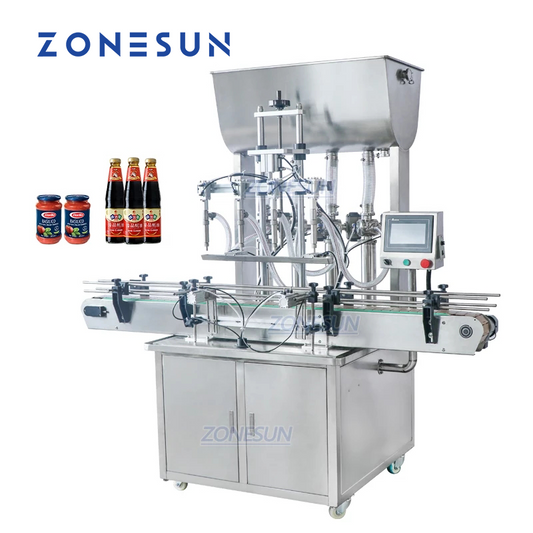 ZONESUN ZS-YT4T-4P Automatic Paste Filling Machine