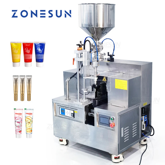 ZONESUN ZS-FS002U Soft Tube Filling & Ultrasonic Sealing Machine