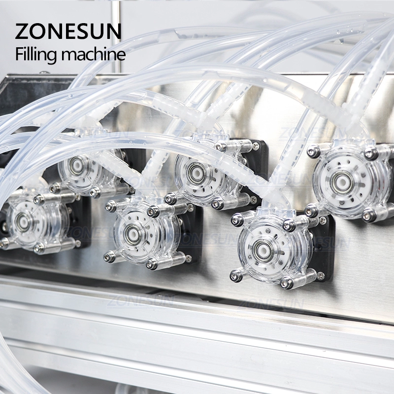 ZONESUN ZS-DTPP6B 6-Head Peristaltic Pump Liquid Filling Machine
