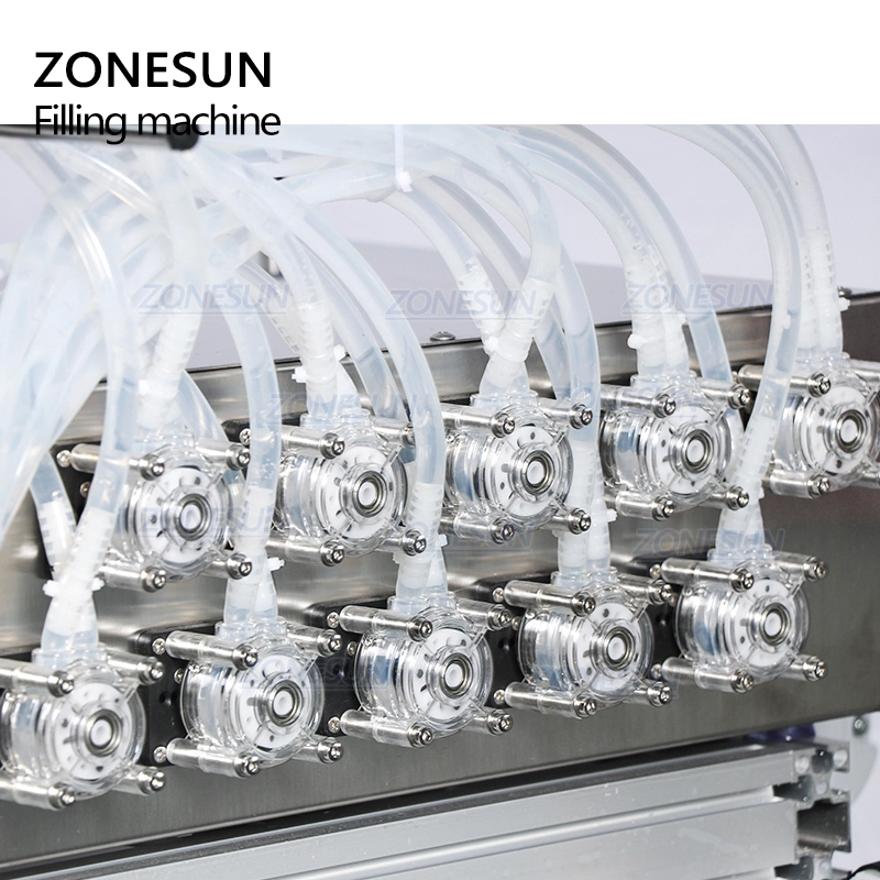 ZONESUN ZS-DTPP10B 10-Head Peristaltic Pump Liquid Filling Machine