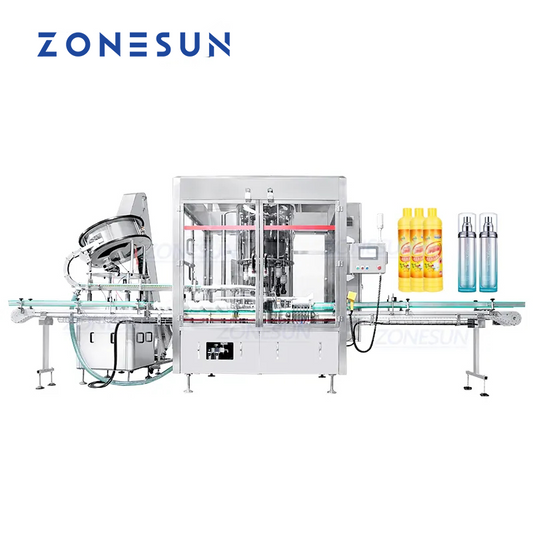 ZONESUN ZS-XG440Q Automatic 8-Head High-Speed Rotary Capping Machine