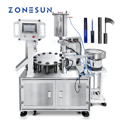 ZONESUN ZS-AFC23 Auto Liquid Paste Cosmetic Filling Capping Machine