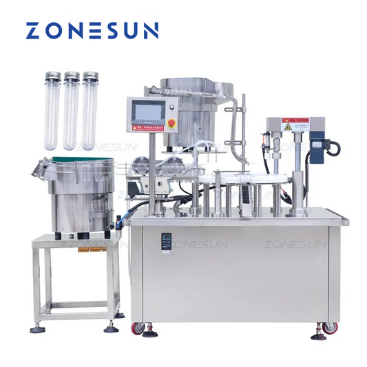 ZONESUN ZS-AFC10 Automatic Test Tube Filling Capping Machine