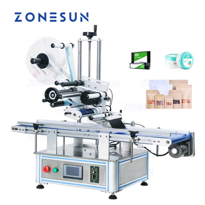 ZONESUN ZS-TB150PB Auto Flat Surface Labeling Machine for Bags & Boxes