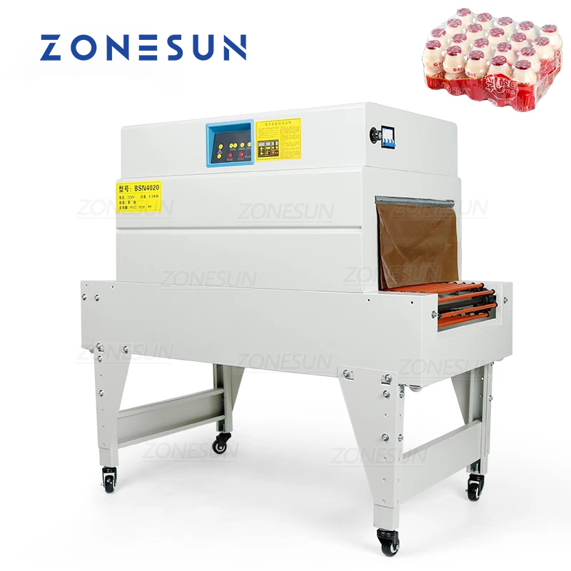 ZONESUN ZS‑BSN4020 Heat Shrink Tunnel for PVC/PP/POF Film Packaging