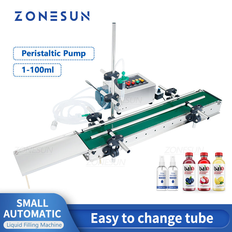 ZONESUN ZS-DTPP100C Intelligent Peristaltic Pump Liquid Filling Machine