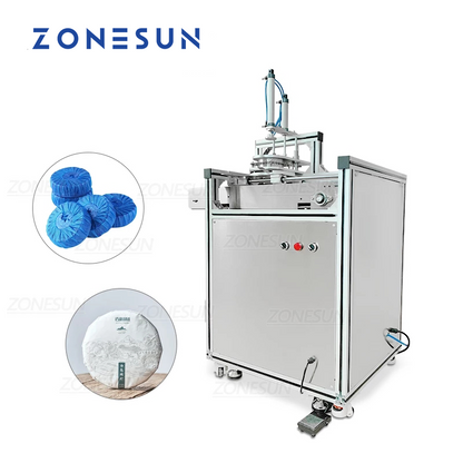 ZONESUN ZS-PK950 Semi-Auto Pleated Wrapping Machine with Conveyor